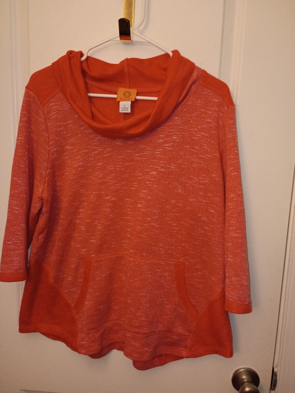 Ruby Rd. Coral Cowl Neck Sweater